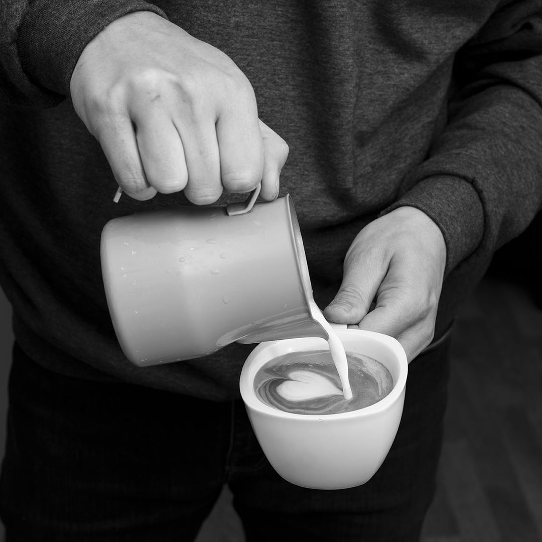 Barista Training photo shown there is a heart