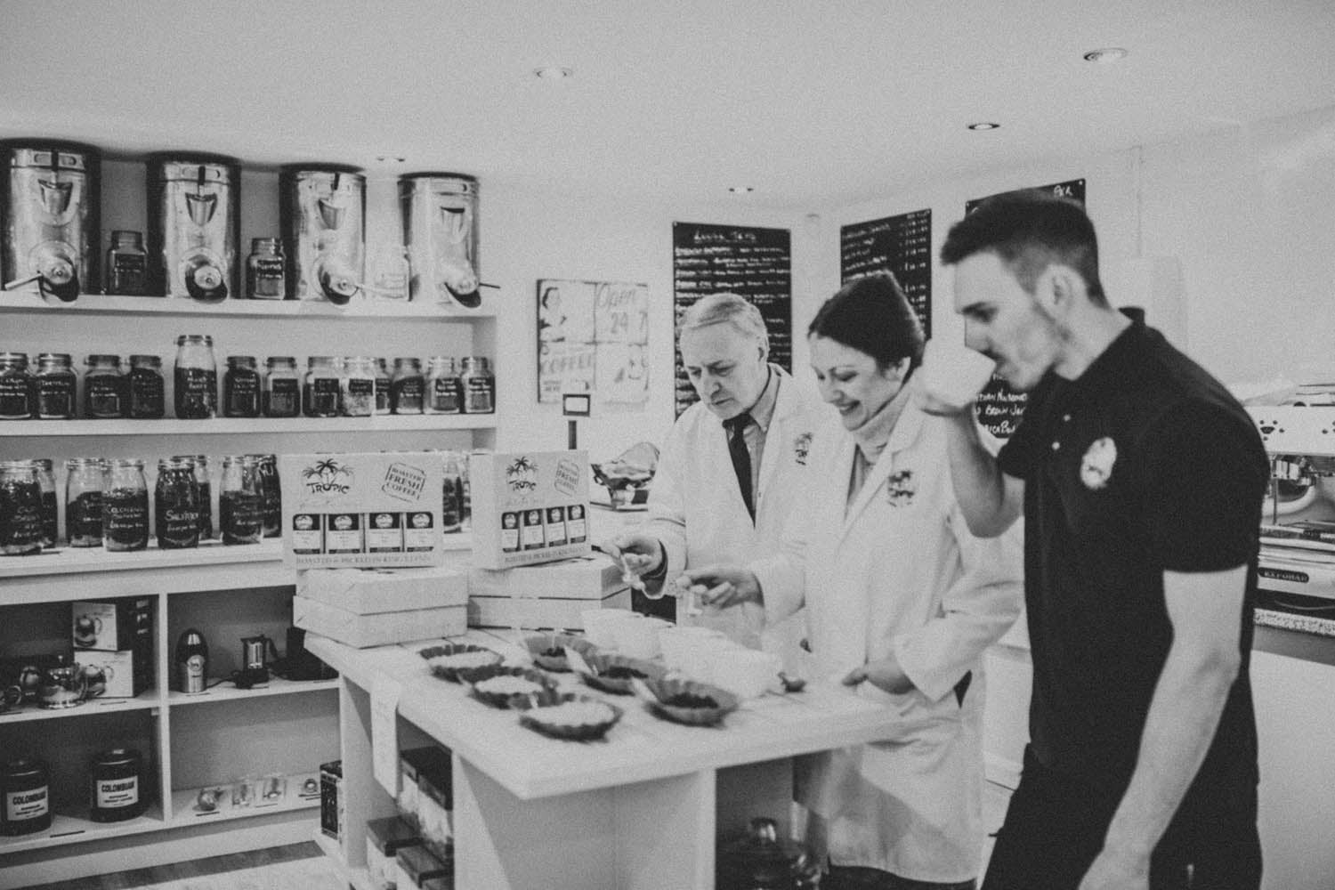 coffee tasting