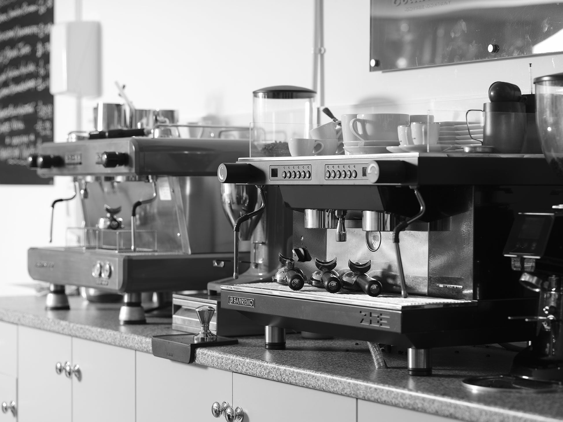 Conti Espresso machines for Barista Training in our demo room 