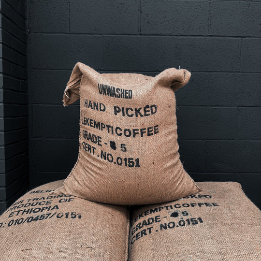 Ethiopian Lekempti Green Coffee Beans